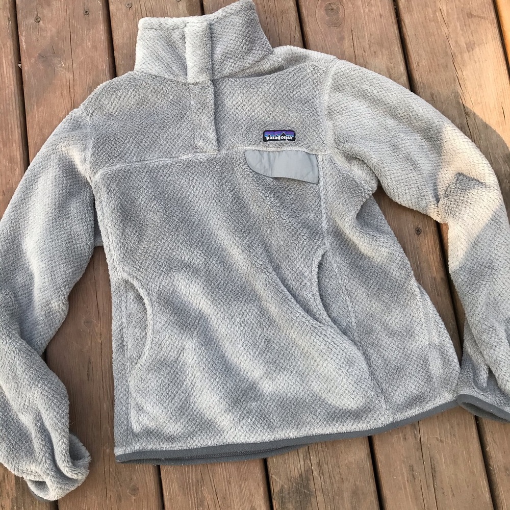 Women’s Synchilla Snap Pullover Solid Gray - image 2